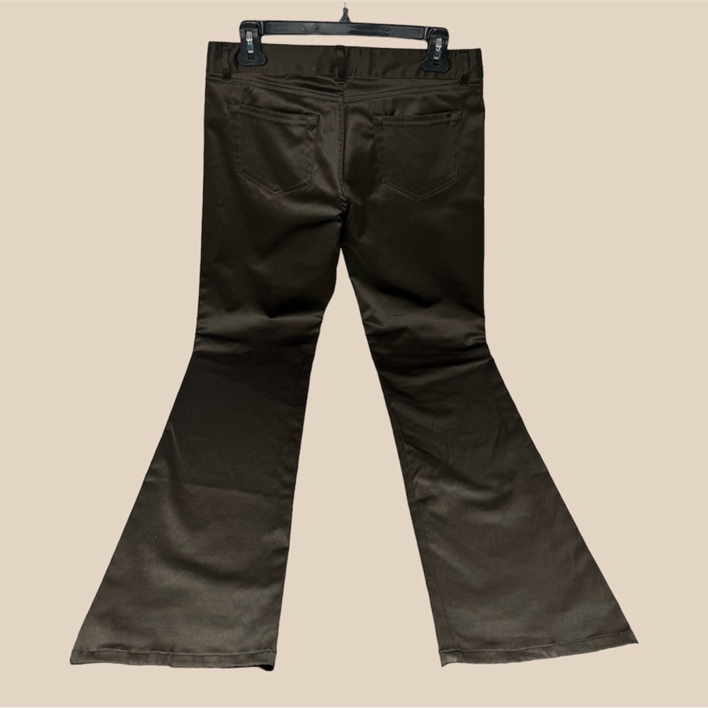 🛍️SALE🛍️ Zara Basic Satin Jeans / Pants / Trousers (Brown) - Picture 4 of 16